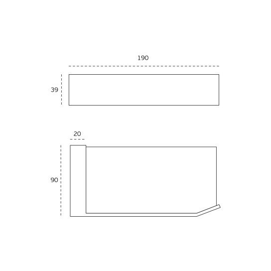 Soap holder RV.48.001 — stainless steel