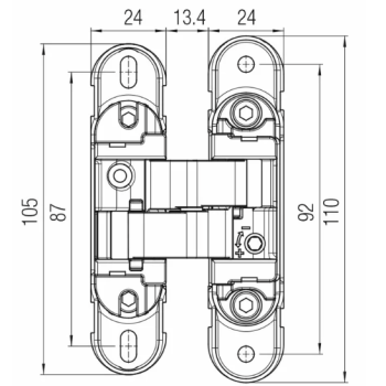 Slēptā vira KOBLENZ K1019 — bronza (40 kg)
