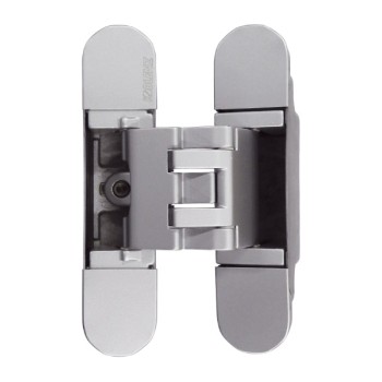 Concealed hinge KOBLENZ K3000 — matt chrome (45 kg)