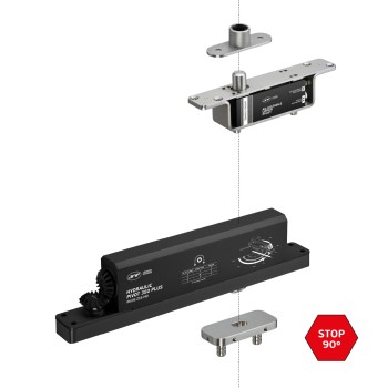 Svārsts PIVOT eņģe JNF 05,215.HO durvīm līdz 350 kg