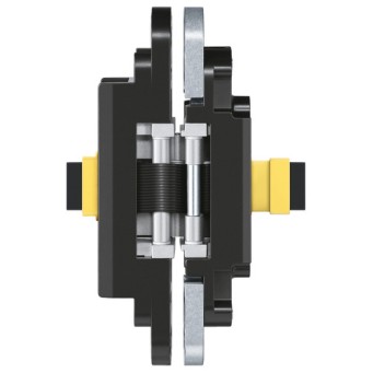 Slēptās eņģes TECTUS TE 340 3D ENERGY — matēts hroms (80 kg)