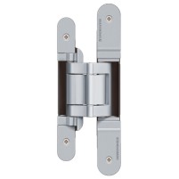 Slēpta durvju eņģe ar pārkari TECTUS TE 380 3D — matēts hroms (60 kg)