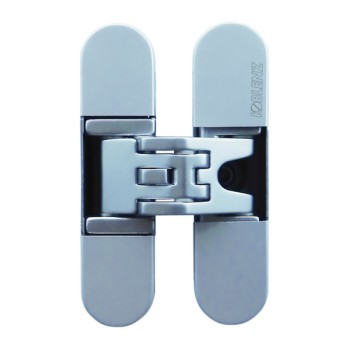 Concealed hinge KOBLENZ K6200 — matt chrome (45 kg)