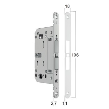 Magnetic lock Bonaiti MATCH PRIVACY WC 376-GF42 — white