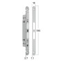 Magnetic lock Bonaiti MATCH PASSAGE MOD. 375 — white