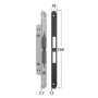 Magnetic lock Bonaiti MATCH PASSAGE MOD. 375 — black
