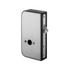 Sliding door lock with plate JNF SM.036 + SM.038 — stainless steel