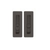 Sliding door handle TUPAI 4181 Q WC — titanium