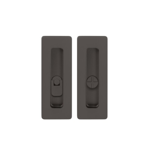 Sliding door handle TUPAI 4181 Q WC — titanium